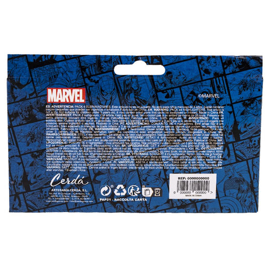 Cerda - Fluor Markers Pack X4 - Avengers