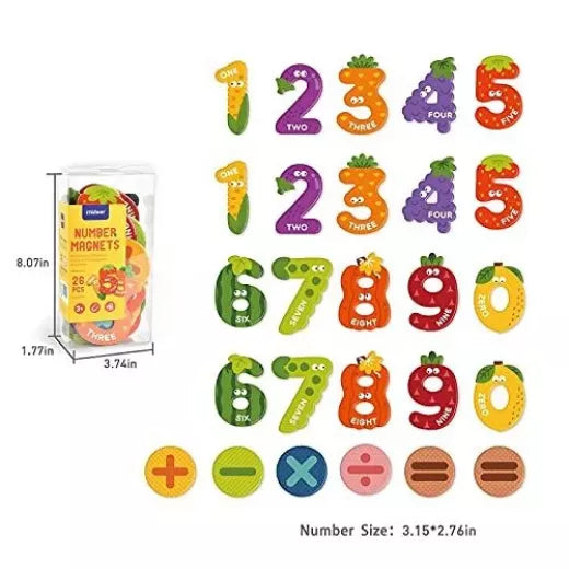 Mideer - Number Magnets - age +3