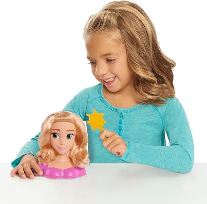 Disney Princess Rapunzel Small Styling Head with hair accessories