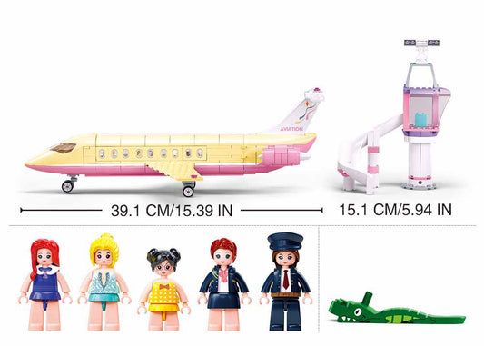 Sluban - Girls Dream - Plane (384 Pcs) - Age +6