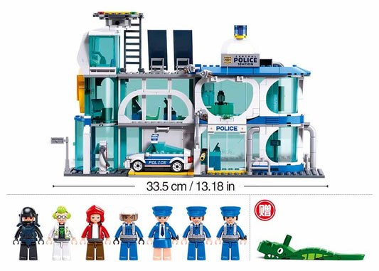Sluban - Metropolis - Central Police Station (Pull Back) - Age 6+
