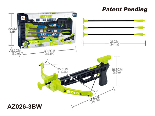 Aojie Sport – Crossbow Set (W/ 3 Arrows) - Ages 6+