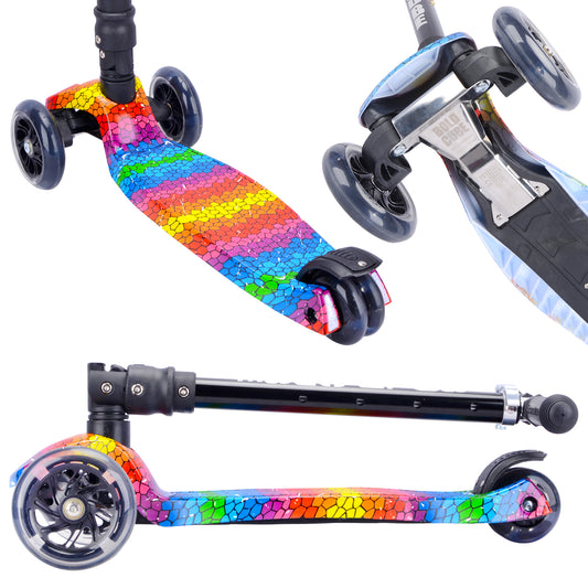 Boldcube - Big 3 Wheel Scooter - Crystal Rubix - Age 5-10
