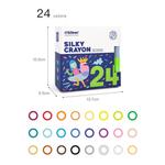 Mideer - Washable Silky Crayon - 24 colors - Age 3+
