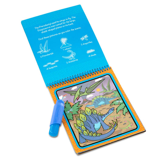 Water Wow Dinosaurs loose components on pure white background
