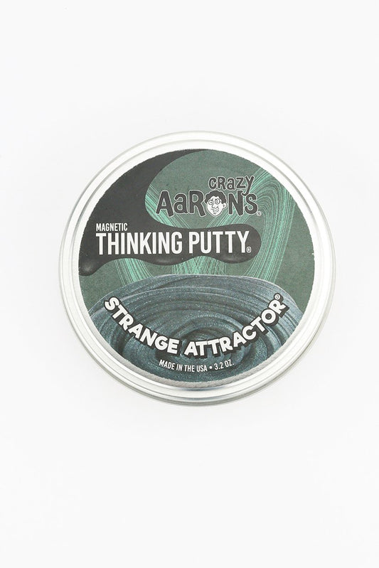 Crazy Aaron's Strange Attractor magnetic Thinking Putty tin with magnet