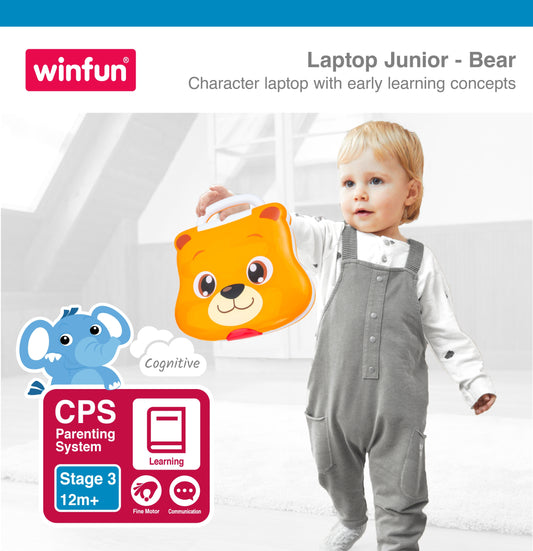 WinFun Laptop Junior Bear toddler toy laptop