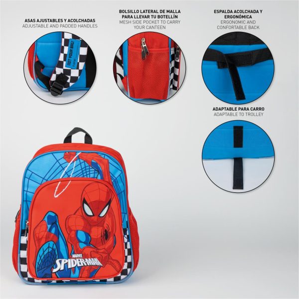 Cerda - Backpack School Medium 38 Cm - Spiderman