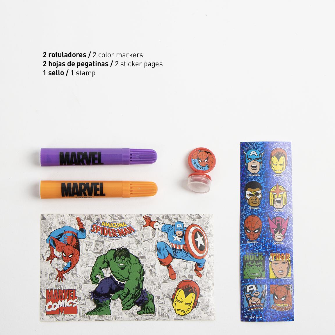 Cerda - Coloring Stationery Set Display Marvel
