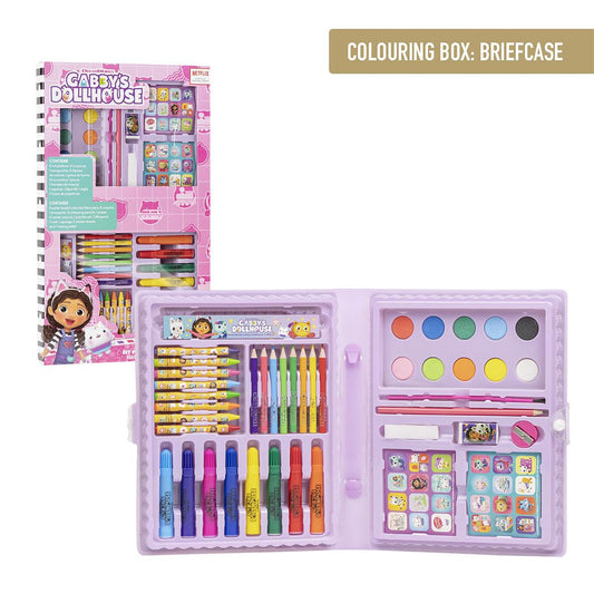 Cerda - Coloring Stationery Set Box Gabby's Dollhouse