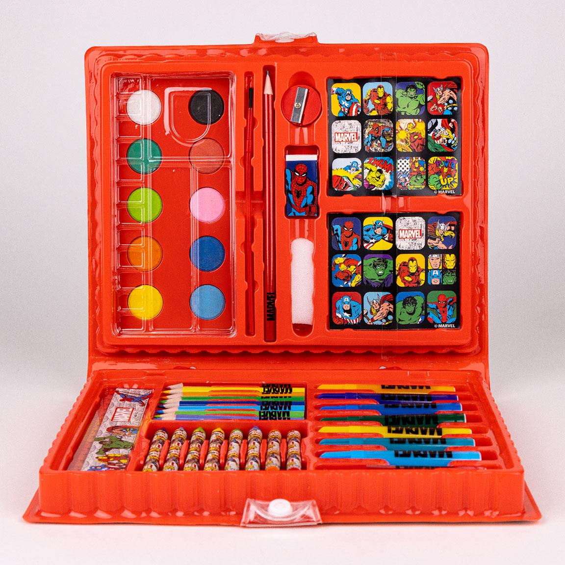 Cerda - Coloring Stationery Set Box Marvel