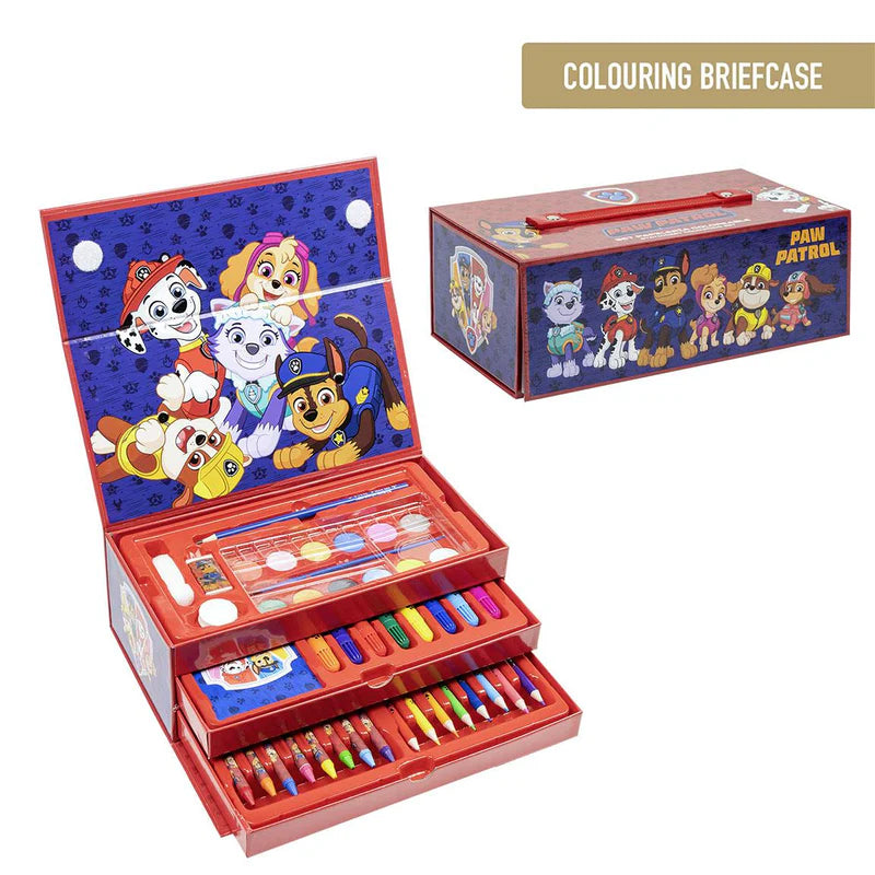 Cerda - coloring stationery set briefcase paw patrol