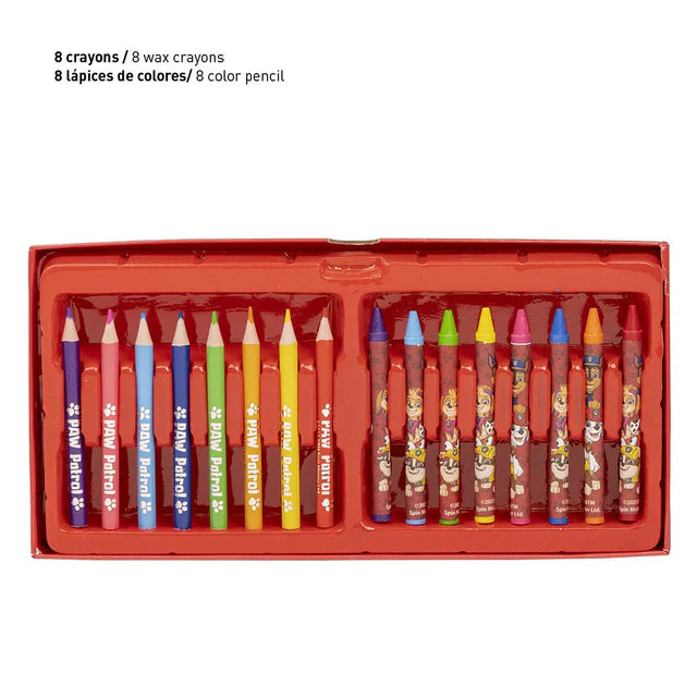 Cerda - coloring stationery set briefcase paw patrol