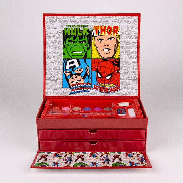 Cerda - Coloring Stationery Set Briefcase Marvel