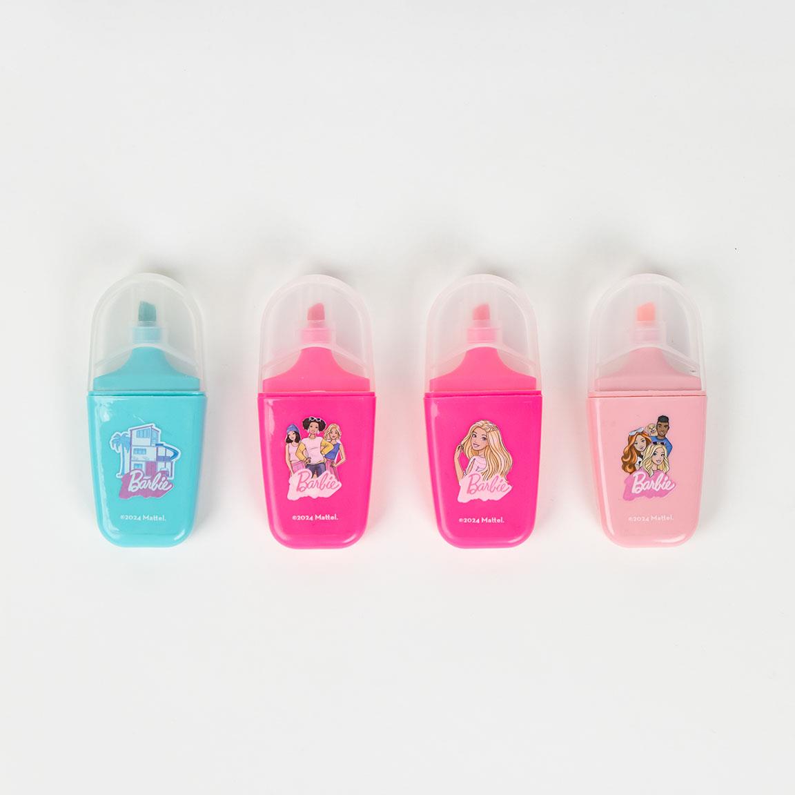 Cerda - Fluor Markers Pack X4 - Barbie