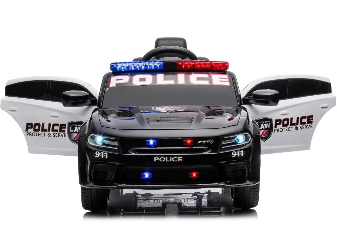 Licensed DODGE CHARGER SRT HELLCAT REDEYE WIDEBODY police pursuit R/C Ride on Car -12V7AH*1battery - 40W*2 motors