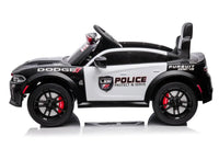 Licensed DODGE CHARGER SRT HELLCAT REDEYE WIDEBODY police pursuit R/C Ride on Car -12V7AH*1battery - 40W*2 motors