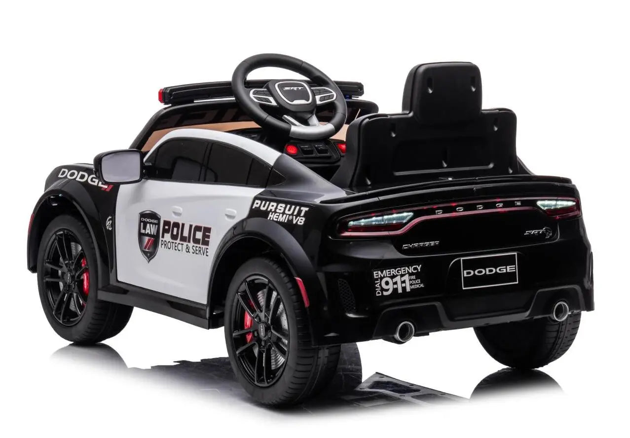 Licensed DODGE CHARGER SRT HELLCAT REDEYE WIDEBODY police pursuit R/C Ride on Car -12V7AH*1battery - 40W*2 motors