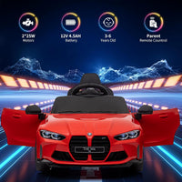 BMW M4 Licensed R/C Ride on Car- 12V10AH*1battery- 390#*2 motors