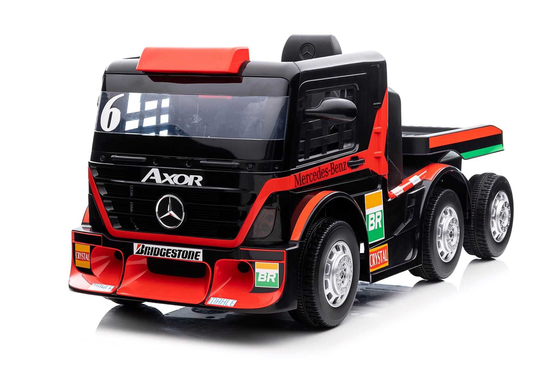 Mercedes Benz Axor Licensed Truck R/C Ride on Car-12V7AH*1battery- 550#(12000)*2 motors