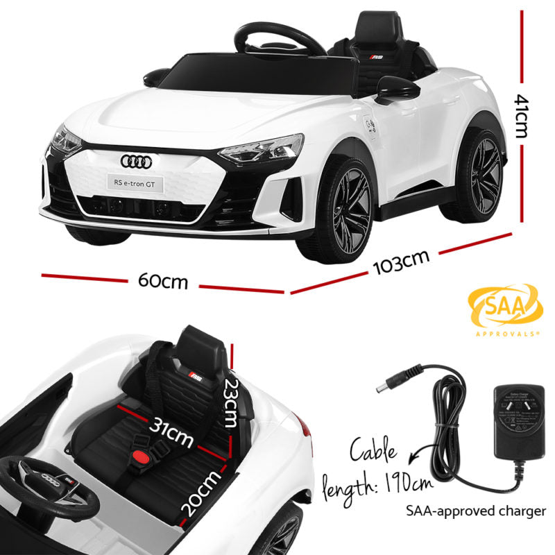 Audi RS e-tron GT Licensed R/C Ride on Car- 12V7AH*1 battery- 390#*4 motors