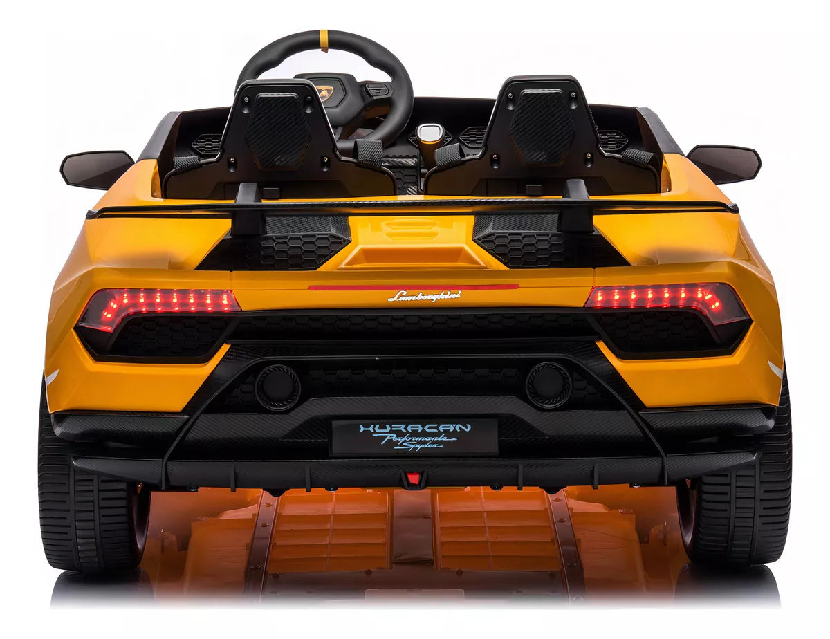 Lamborghini Huracan Performante Spyder Licensed R/C Ride on Car- 12V7AH*1 battery- 550#(45W)*2 motors