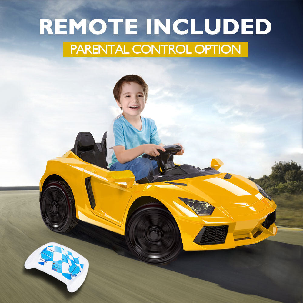 Lamborghini Huracan Performante Spyder Licensed R/C Ride on Car- 12V7AH*1 battery- 550#(45W)*2 motors