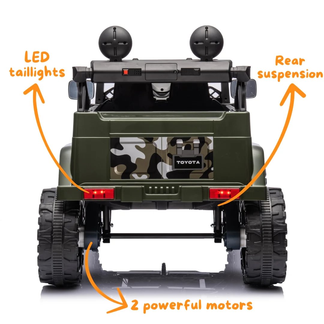 Toyota FJ Cruiser Licensed R/C Ride on Car -12V4.5AH*1battery- 4motors