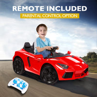 Lamborghini Autentica Licensed R/C Ride on Car- 12V7AH*1 battery- 390#*4 motors