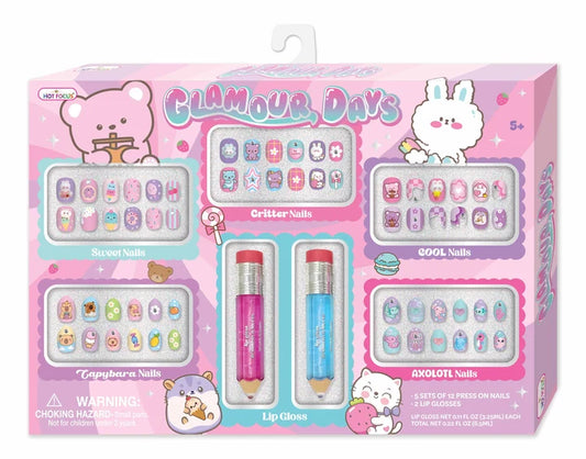 Glamour Days Critter Nail & Lip Gloss Set