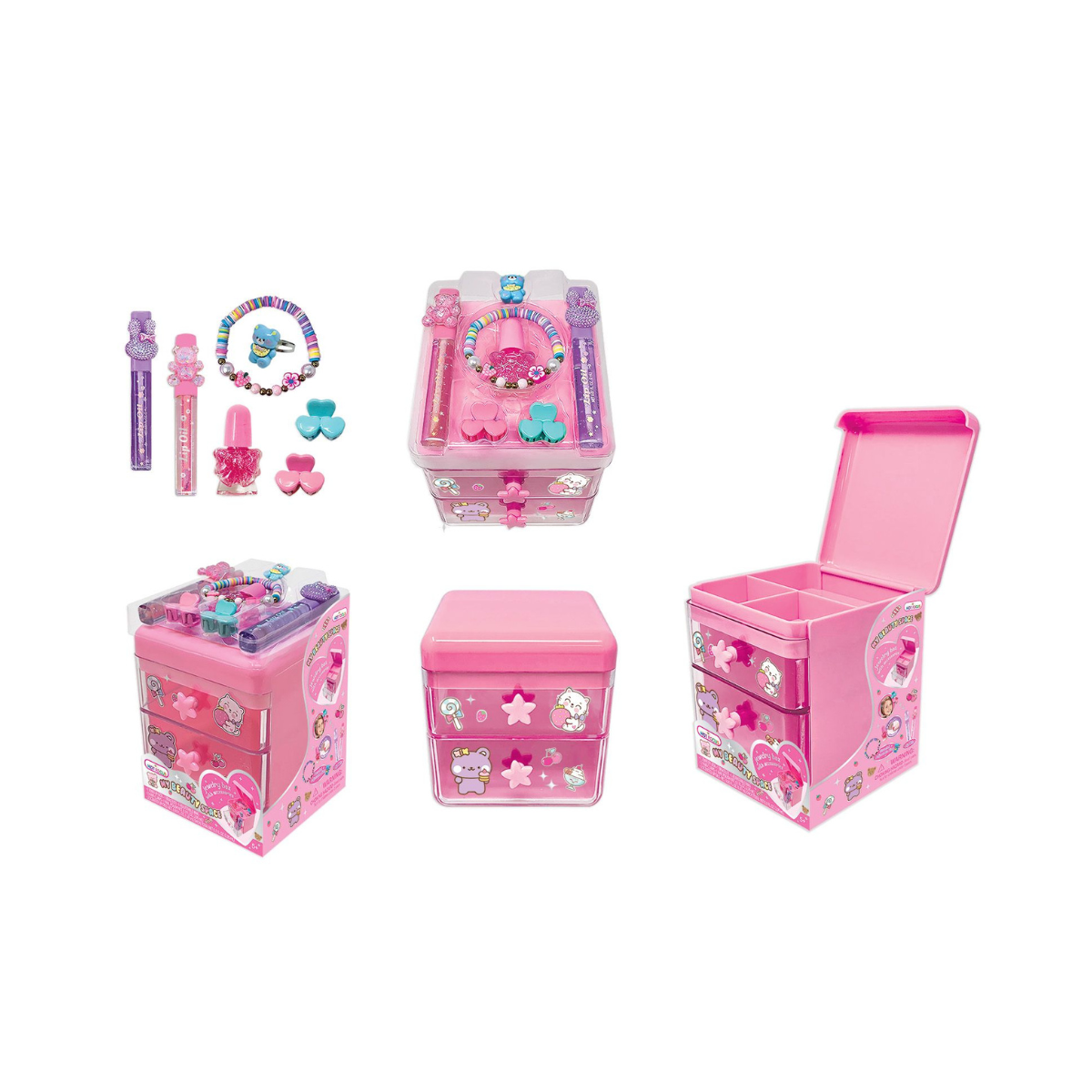 Make It Real My Beauty Space Jewelry Box with Accessories, Critter design