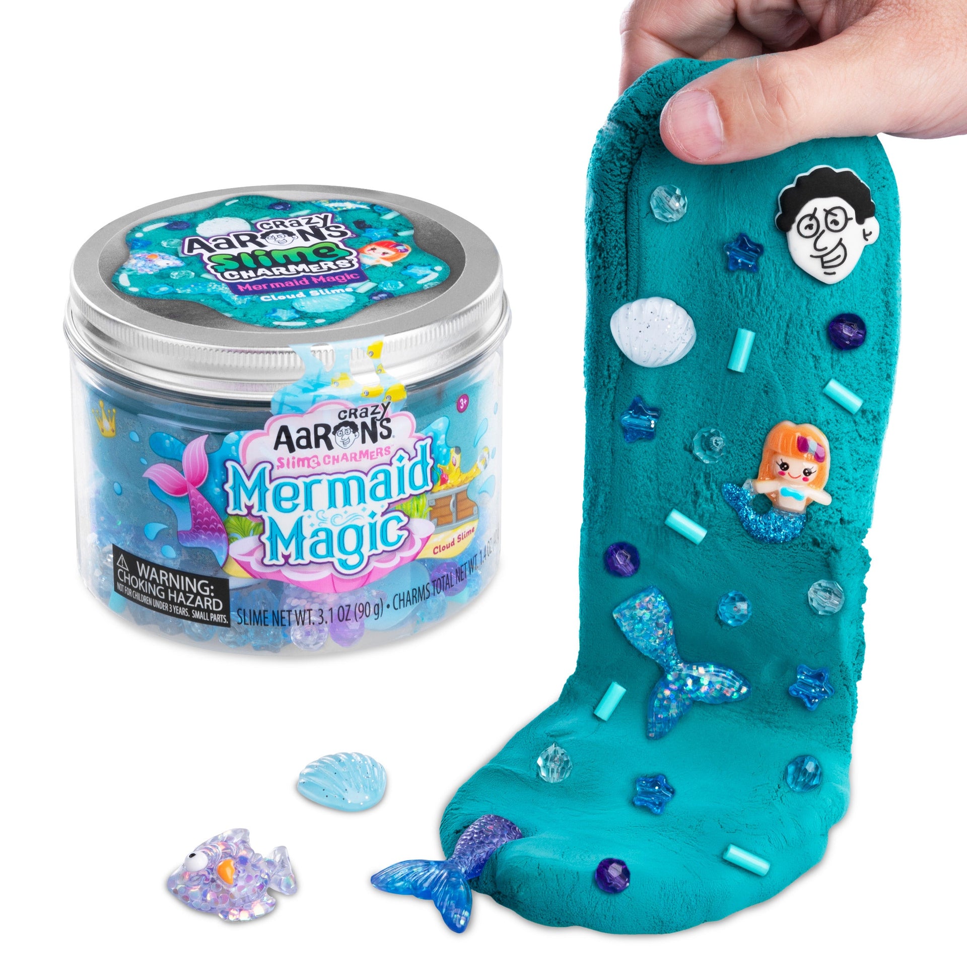 Crazy Aaron's Slime Charmers Mermaid Magic cloud slime
