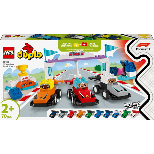 Team Race Cars & Drivers- 70 Pcs - 10445