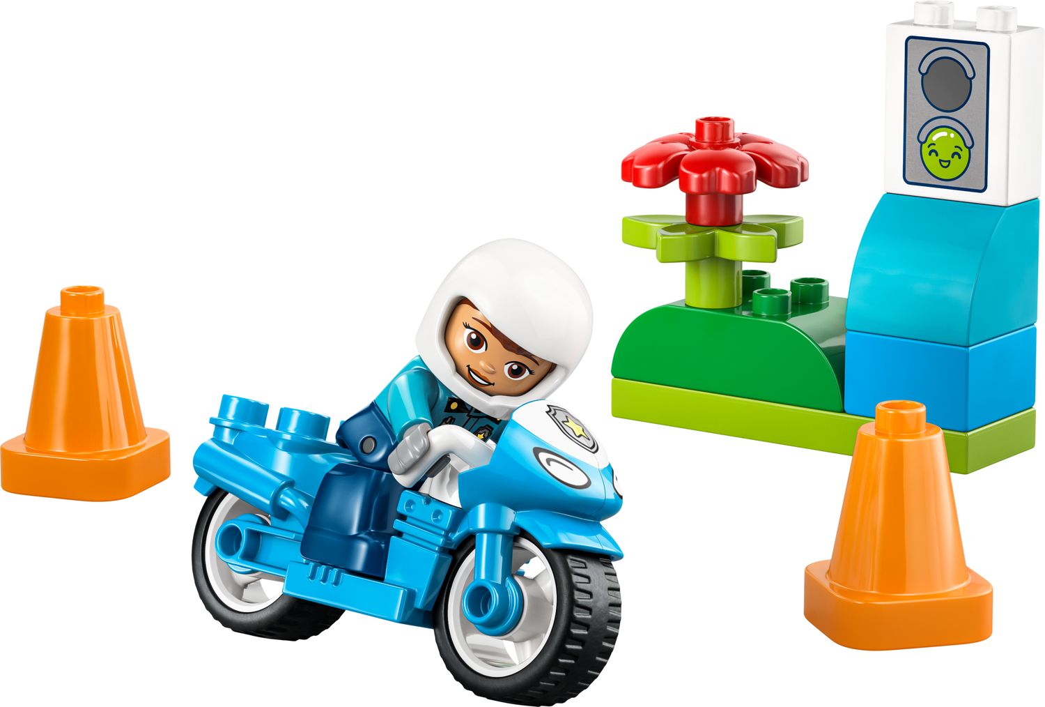 LEGO DUPLO Blue Police Motorcycle 10471