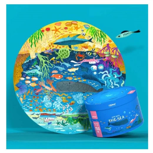 Mideer - 150P Round Puzzle - Dive into the Sea - Age 5+