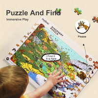 Mideer - Discovery Puzzle Big World Small World - Africa - 60P - age 3+