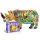 Mideer - Large Animal - shaped Puzzle Dream Rhinoceros - 280 pieces - Age 6+