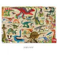 Mideer - Let's learn! - Dino Land puzzle - 126 pieces - Age 4+