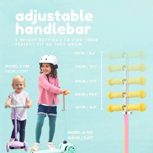 Bold Cube - Three Wheel Scooter Teeny - Lilac - Age 3-6