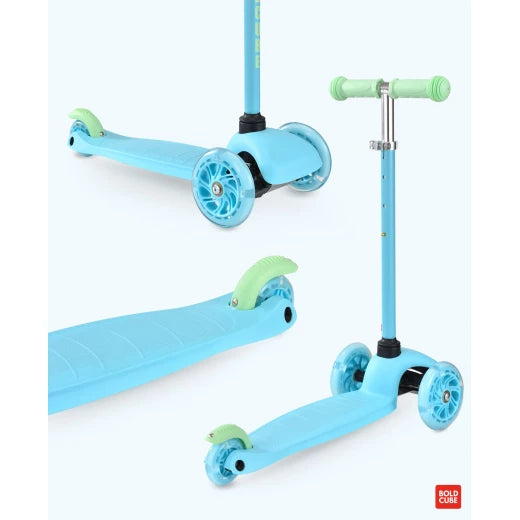 Bold Cube- Three Wheel Scooter Teeny - Blue - Age 3-6