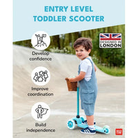 Bold Cube- Three Wheel Scooter Teeny - Blue - Age 3-6