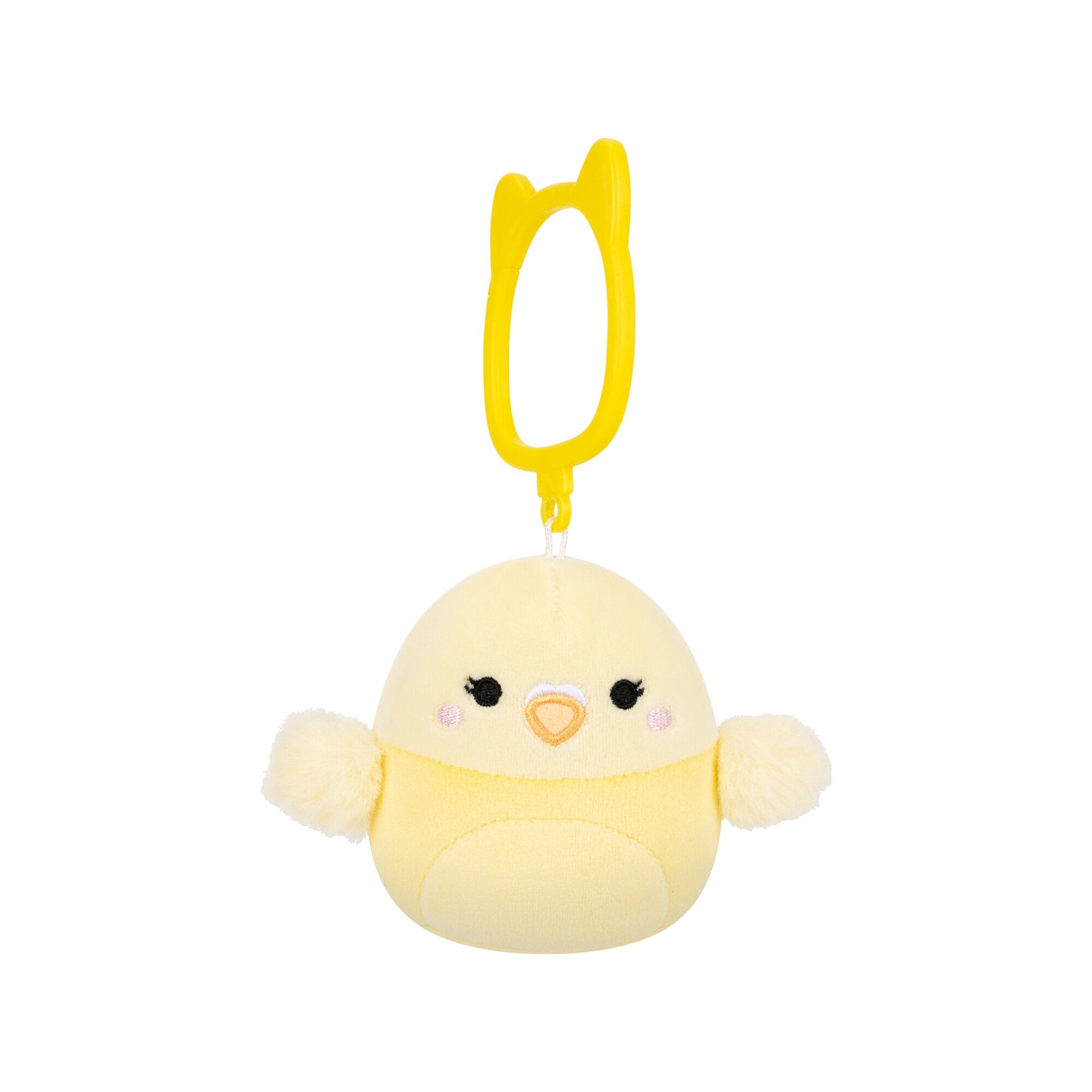 Squishmallows Shayna the Yellow Parakeet Bird 3.5 inch clip-on plush