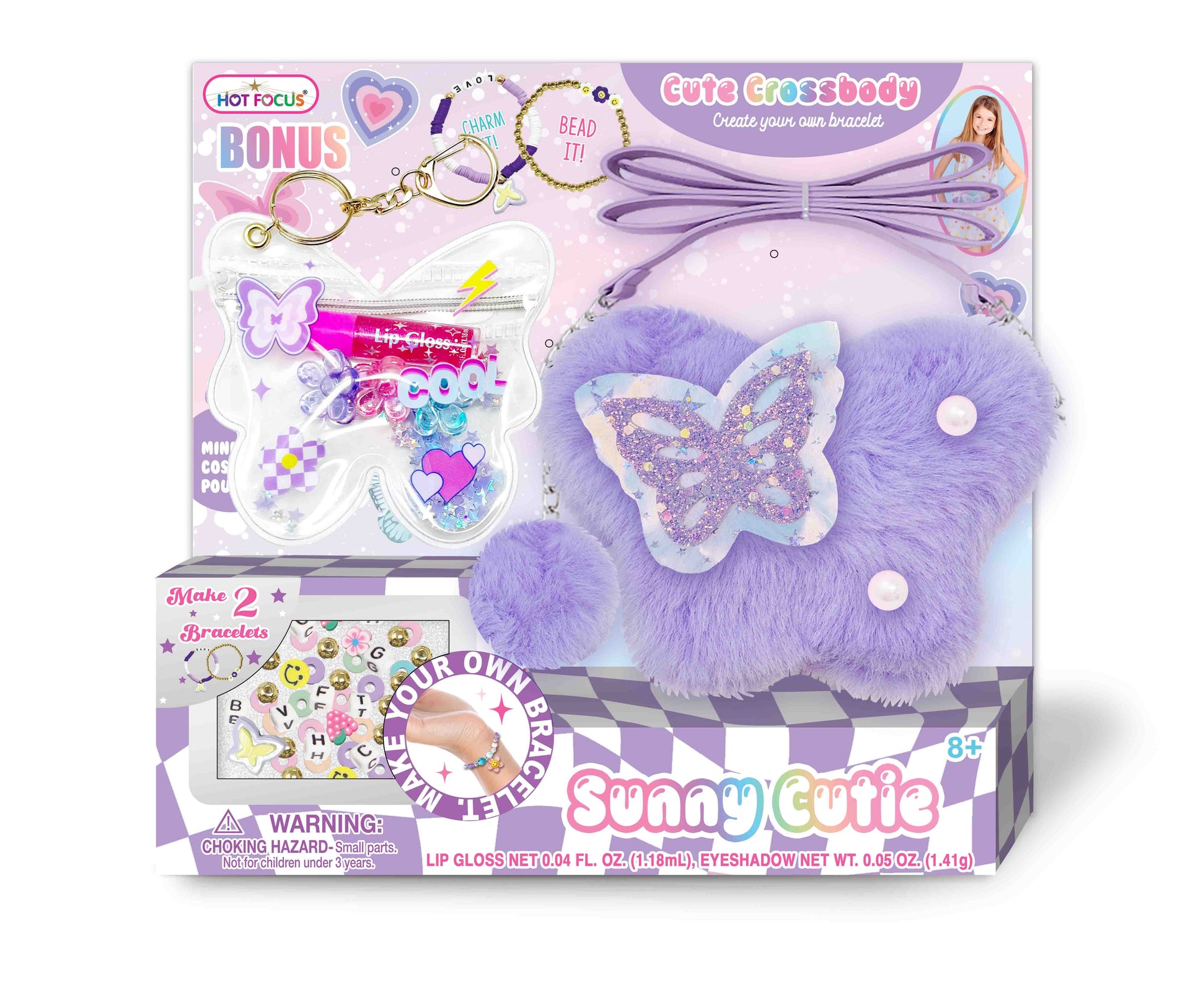 Sunny Cutie Bag Set- Tie-Dye Butterfly by Make It Real / Hot Focus
