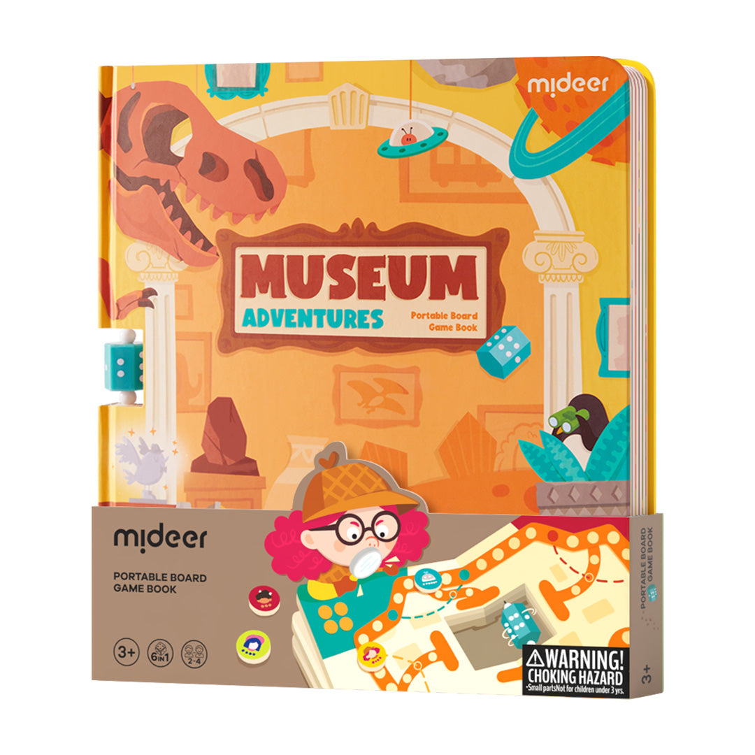 Mideer 6-in-1 Portable Gamebook - Museum Adventures