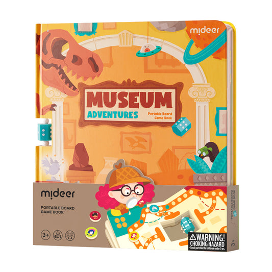 Mideer 6-in-1 Portable Gamebook - Museum Adventures