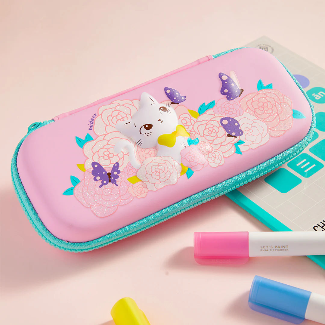 Mideer - Pencil Case - Cat in the Garden (Size small) - Age 3+