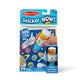 Melissa & Doug Sticker WOW! Astronaut activity pad and sticker stamper set