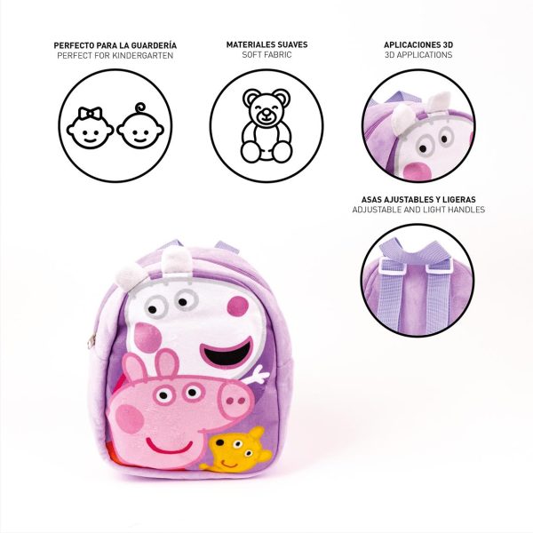 Cerda - Backpack Kindergarten - Character Teddy Peppa Pig