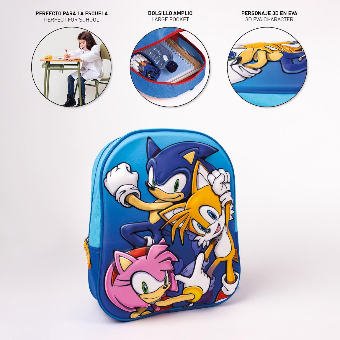Cerda - Kids Backpack - 3D Sonic