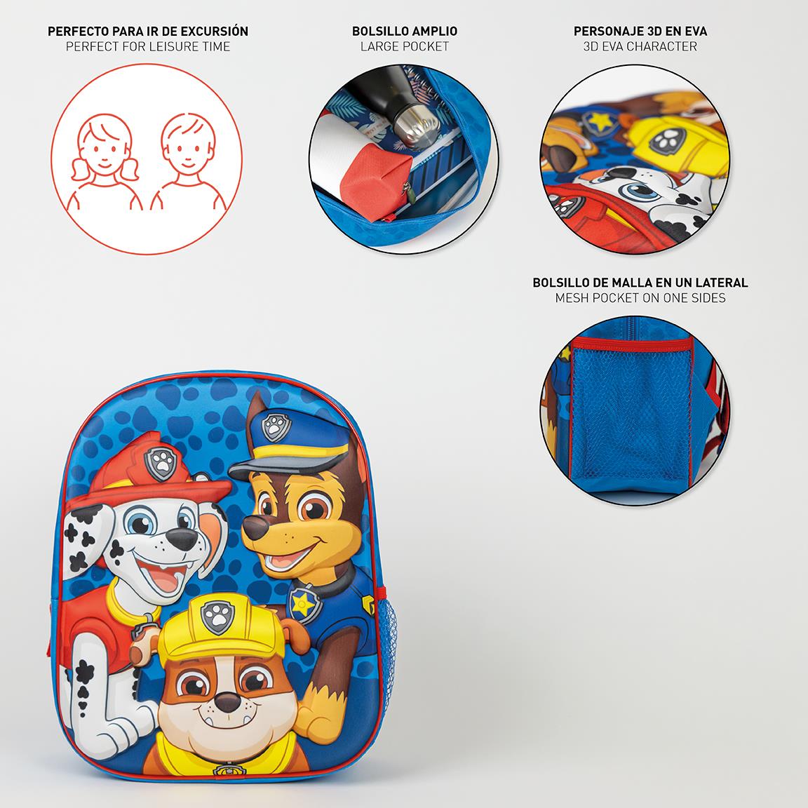 Cerda - Kids Backpack - 3D Paw Patrol
